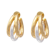 Talis Chains Claw earrings Duo - Silver/Gold