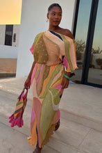 Never Fully Dressed Tilly Dress - Green Abstract