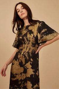 Traffic people Under the Influence Trance Dress - Black/Gold