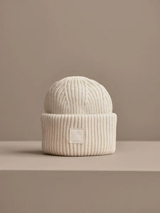 Varley Cresta Rib Beanie - Egret