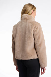 Rino & Pelle Vie Faux Fur Jacket - Oat