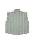 Seventy + Mochi Pablo Waistcoat - Vintage Moss Stripe