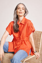 Eb&Ive Miramar Tie Shirt - Coral