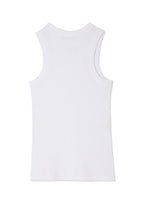 Never Fully Dressed Ribbed Tank - White