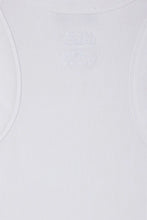 Never Fully Dressed Ribbed Tank - White