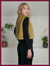 Nooki Edelweiss Faux Fur Gilet - Chartreuse