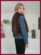 Nooki Edelweiss Faux Fur Gilet - Chocolate Leopard