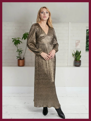 Nooki Marina Dress - Gold
