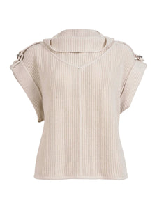Nu Denmark Zindy Blouse Knit - Bone