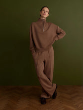 Varley The Wide Leg Pant 30" - Golden Bronze Marl