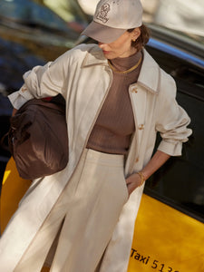 Varley Stamford Car Coat - Birch