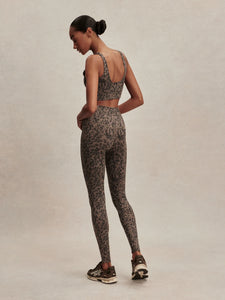 Varley FreeSoft High-Rise Legging 25" - Brown Contrast Cheetah
