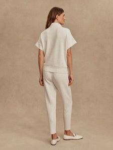 Varley The Slim Pant 27.5" - Ivory Marl