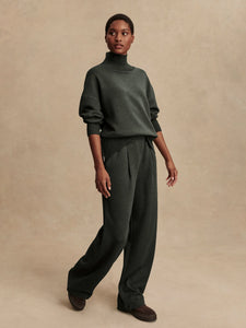 Varley The Extra Wide Leg Pant 29.5 - Olive Marl
