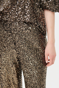 Saint Tropez Bailey Pants - Antique Sequins