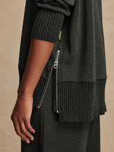 Varley Elva Barker High-Neck Sweat - Olive Marl
