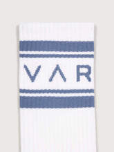 Varley Astley Active Socks - White/Ash Blue