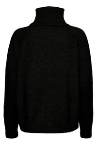 Saint Tropez Garbie Roll Neck Jumper - Black