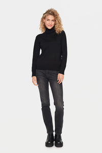 Saint Tropez Mila Rollneck - Black