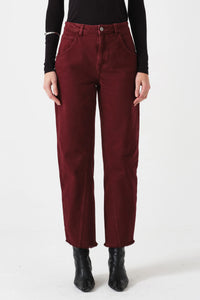 Seventy + Mochi Twisted Bo Jean - Mulberry Tone
