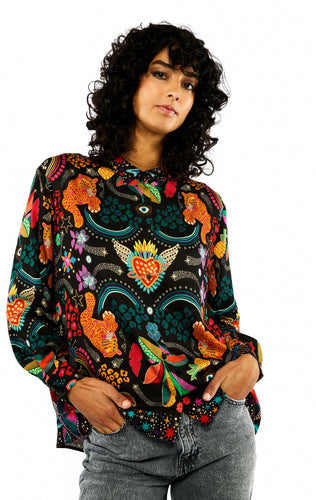 Wild Bonaventure Crazy World Blouse - Black