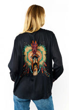 Wild Bonaventure Nouveau Western Blouse - Blue