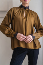 BRDR Moss Lace Blouse - Roasted `Olive