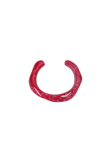 Black Colour Cara Bangle - Winter Rose