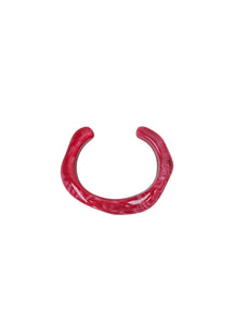 Black Colour Cara Bangle - Winter Rose