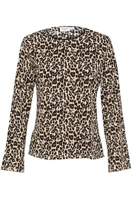 Saint Tropez Iiyssa Blouse - Black Reg Leo