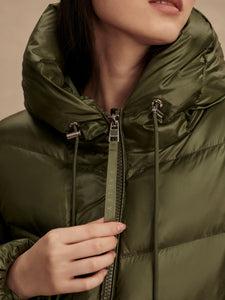 Varley Madelina Lightweight Down Jacket - Racing Olive
