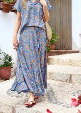 Black Colour Luna Andrea Blouse - Violet Blue