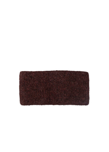 Black Colour Ginger Rib Headband - Mocca