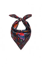 Wild Crazy World Mini Scarf - Noir