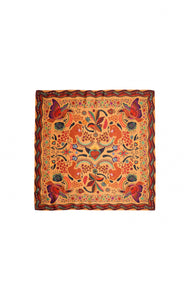 Wild Crazy World Mini Scarf - Beige