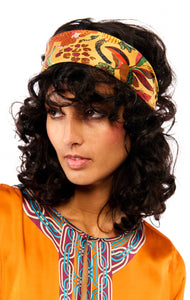 Wild Crazy World Mini Scarf - Beige