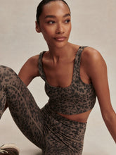 Varley FreeSoft Cori Bra - Brown Contrast Cheetah