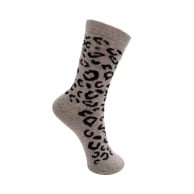 Black Colour Baleen Wool Socks - Dark Grey/Light Grey