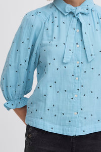 Atelier Reve IRCamilo Blouse - Dusk Blue