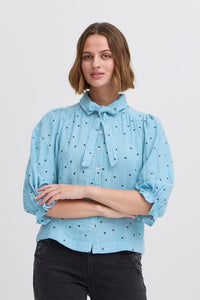 Atelier Reve IRCamilo Blouse - Dusk Blue