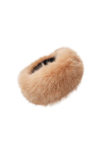 Black Colour Lida Soft Headband - Natural