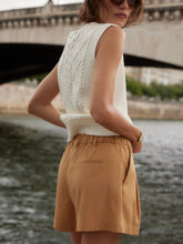 Varley Tatyana Cable Knit Vest - Egret