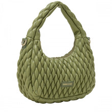Every Other Quilted Grab/Cross Body Bag - Olive
