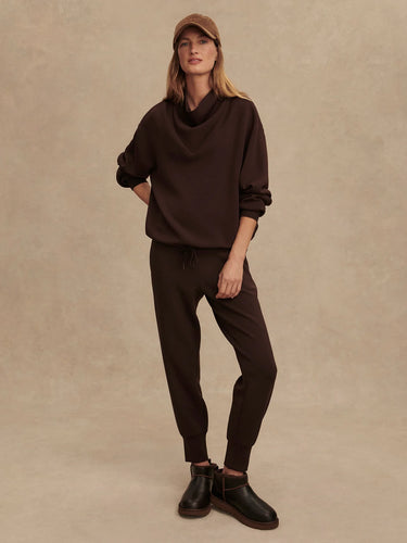 Varley The Slim Cuff Pant 27.5 -  Coffee Bean