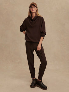 Varley The Slim Cuff Pant 27.5 -  Coffee Bean