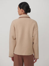 Varley Ruiko Zip Through Fleece - Light Taupe