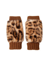 Black Colour Petula Handwarmers - Camel