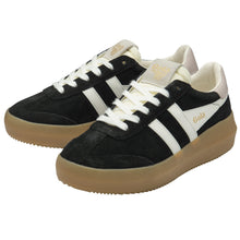 Gola Athena Trainers - Black/Off White/Rose