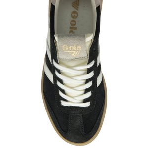 Gola Athena Trainers - Black/Off White/Rose