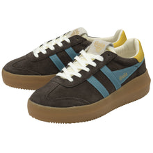 Gola Womens Athena Trainer - Mocha/Ocean/Pollen/Gum